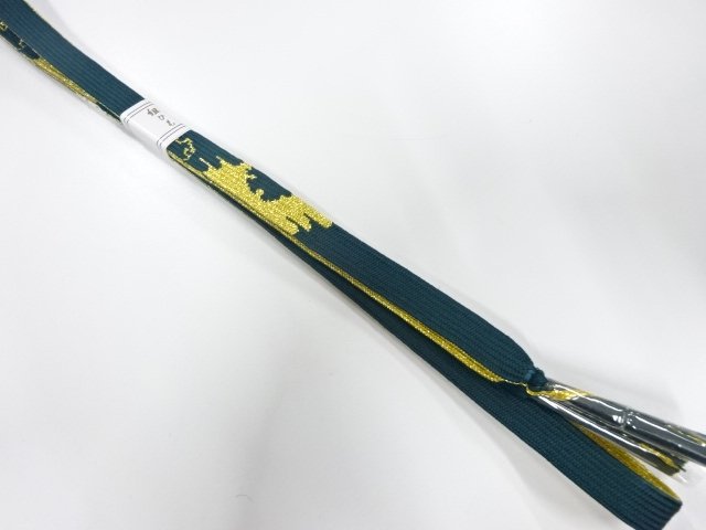 JAPANESE KIMONO / UNUSED KOREI HAND-TIED OBIJIME